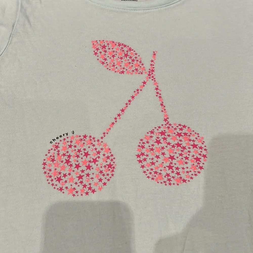 Gap girls XL cotton Tshirt cherries - Picture 2 of 3